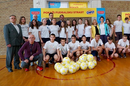 Marbo Product i Dejan Stanković uručili prvu donaciju lopti